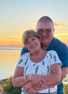 Beth and Michael enjoying an evening at the seacoast